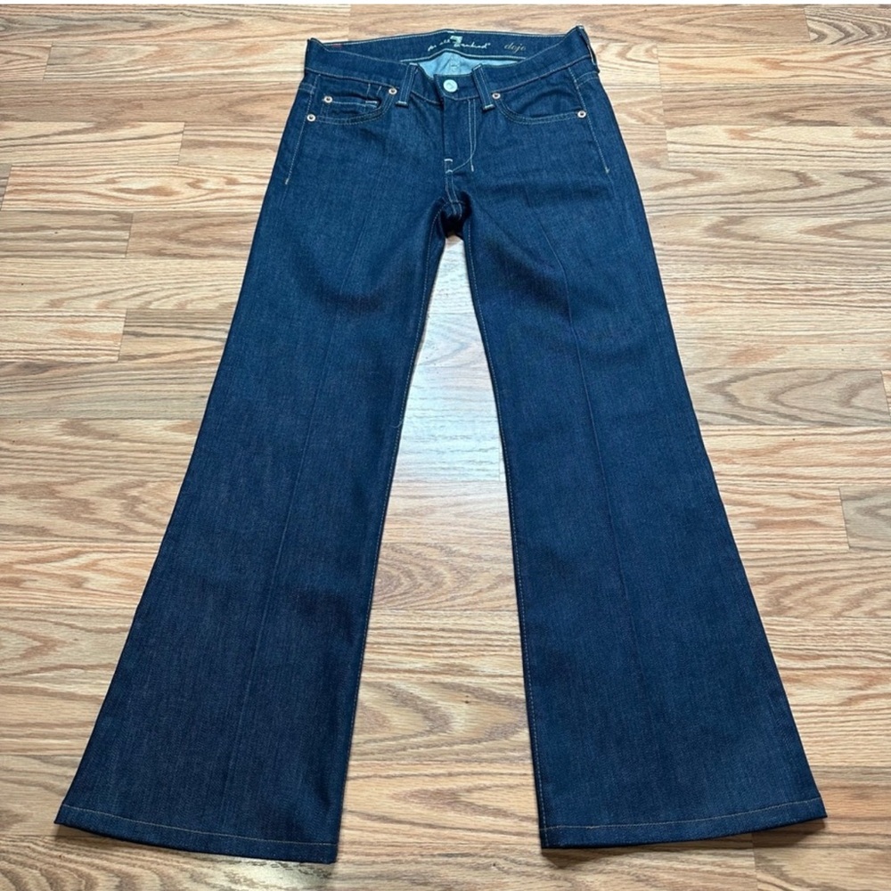 7 For All Mankind Dojo Flare Jeans size 24